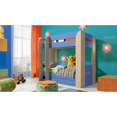 Детская двухъярусная кровать ''Юниор-6''