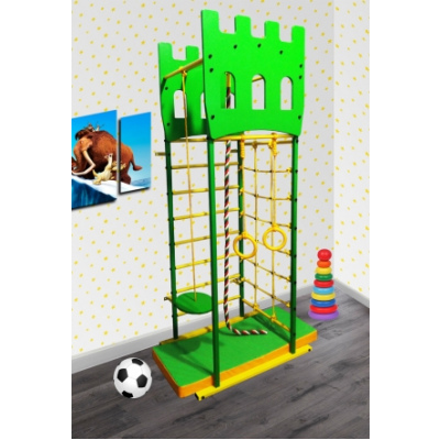 Детский спортивный комплекс для дома ''Олимпик-Башня'' с сеткой