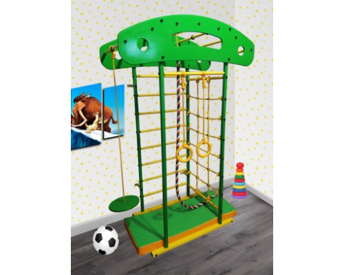 Детский спортивный комплекс для дома ''Олимпик-Грибок'' с сеткой
