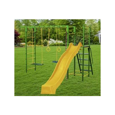 Уличный спортивный комплекс ''Олимпик 6.3'' c пластик. горкой