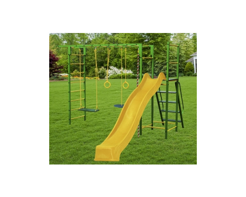 Уличный спортивный комплекс ''Олимпик 6.3'' c пластик. горкой