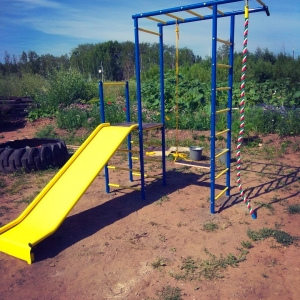 Уличный спортивный комплекс ''Олимпик 6'' С ГОРКОЙ