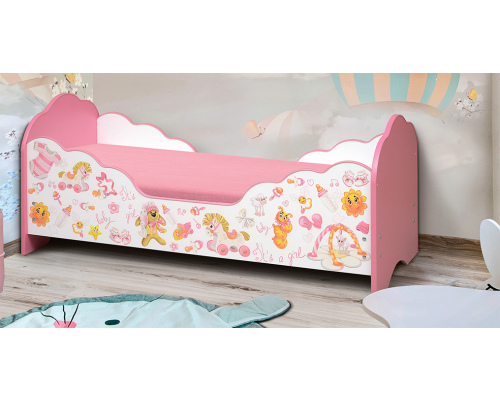 Детская кровать ''Малышка-4''   140*60/140*70 Детская кровать ''Малышка-4''   140*60/140*70