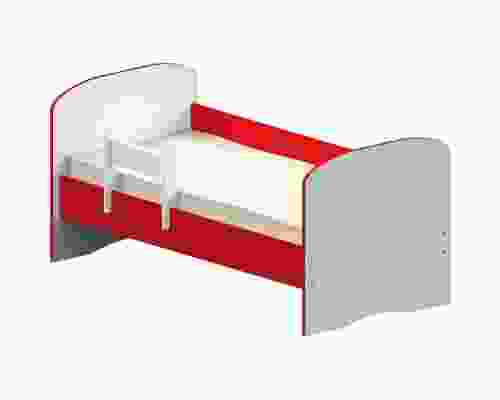 Детская кровать ''Карусель'' цветная   140*70/160*80/190*80