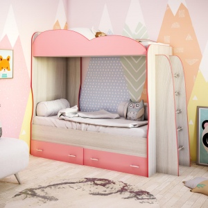 Детская двухъярусная кровать ''Индиго-1.1''