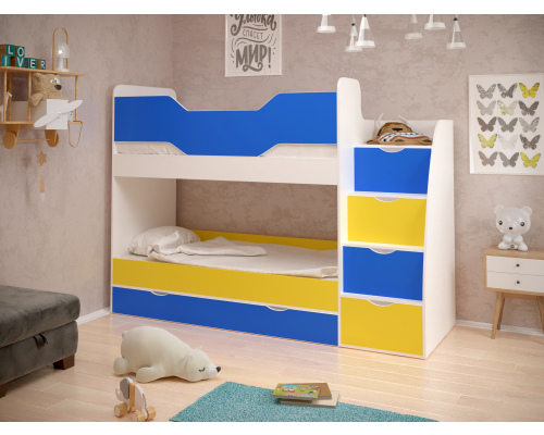 Детская двухъярусная кровать ''Индиго-9''