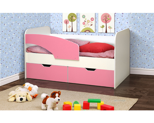 Детская кровать ''Дельфин'' ЛДСП  160*80/170*80/180*80/190*80