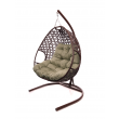 Подвесное кресло с ротангом