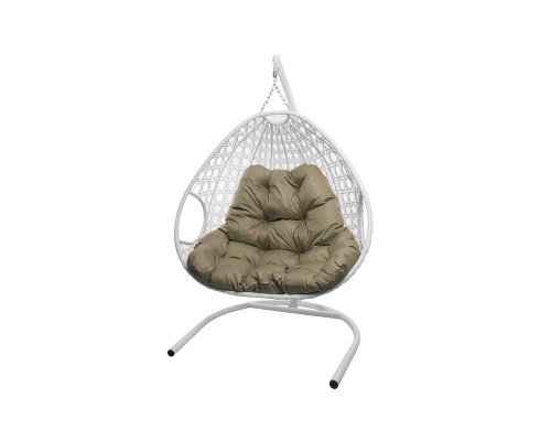 Подвесное кресло с ротангом 