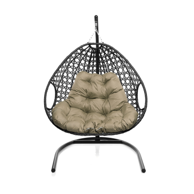 Подвесное кресло с ротангом 