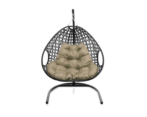 Подвесное кресло с ротангом 