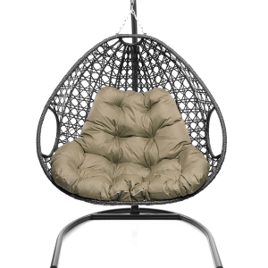 Подвесное кресло с ротангом 