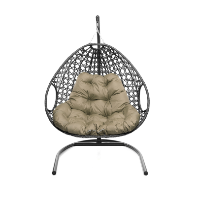 Подвесное кресло с ротангом 