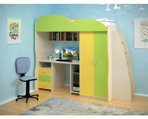 Детская двухъярусная кровать 