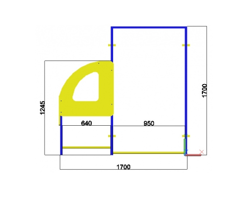 Детский спортивный комплекс для дома Олимпик-Грузовичок