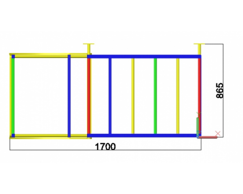Детский спортивный комплекс для дома Олимпик-Грузовичок