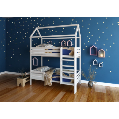 Кровать-домик ''Двухъярусная''  Массив 1,6 м