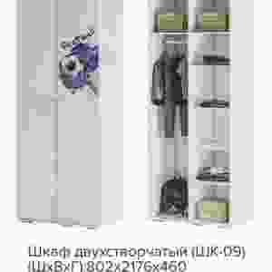 Шкаф 2-х створчатый ''Трио. Король спорта'' ШК-09