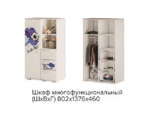 Шкаф многофункциональный ''Трио. Король спорта'' ШК-10