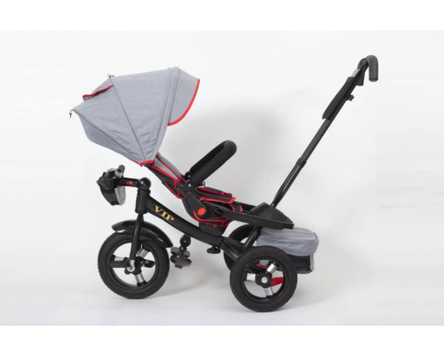 Велосипед 3-х колёсный ''VIP'' Серо-красный