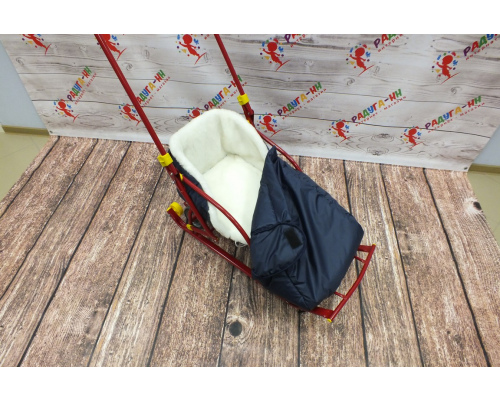 Чехол на санки  с накидкой на ножки