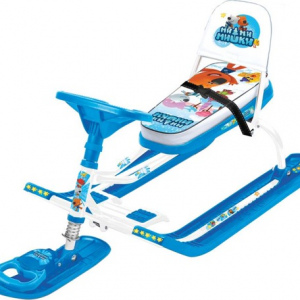 Снегокат Спорт 4-1 Ми ми мишки/белый каркас ТС4-1/ММ1